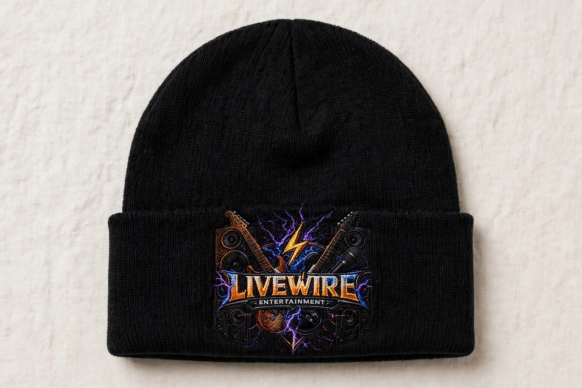 Livewire brand logo beanie