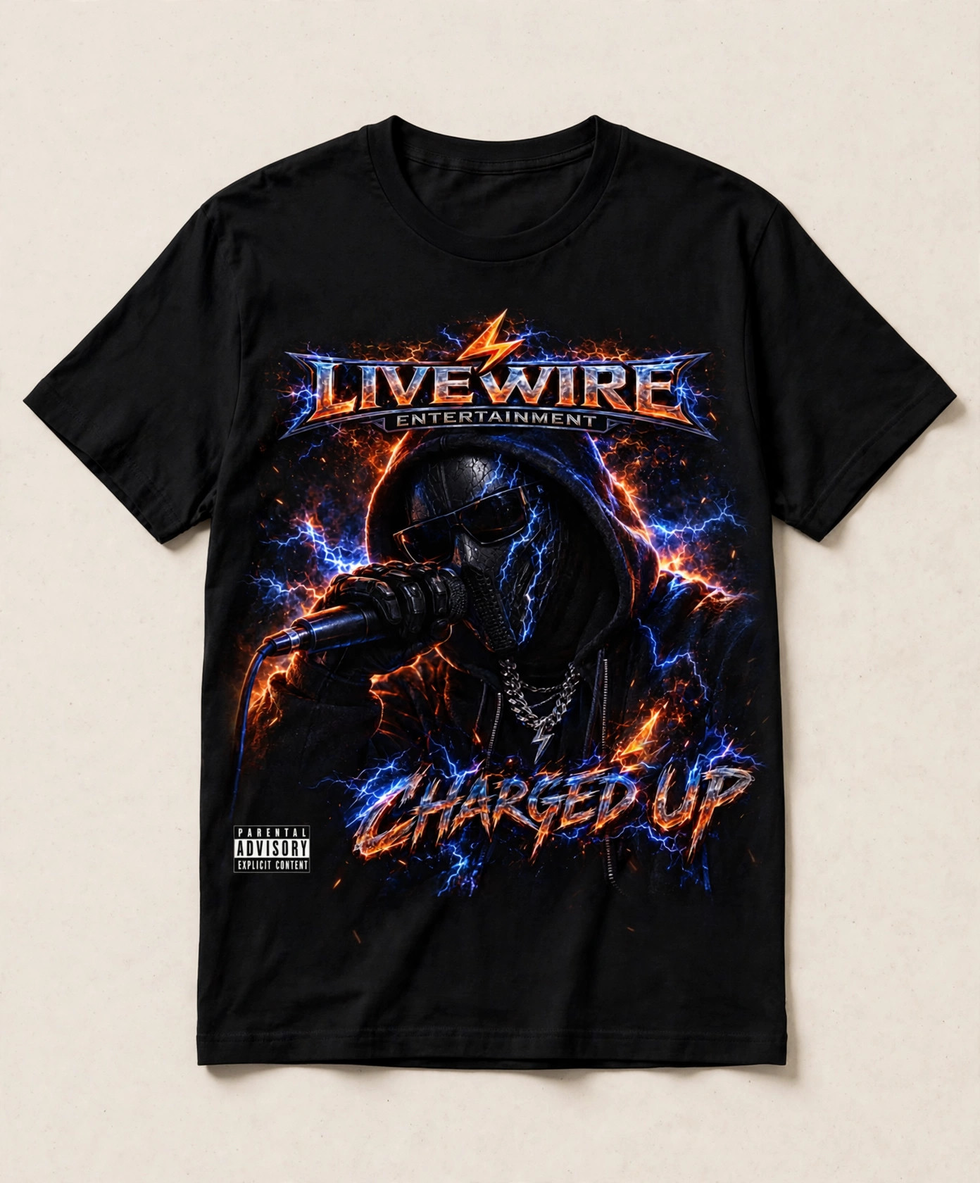 Charged Up tee — Livewire Entertainment