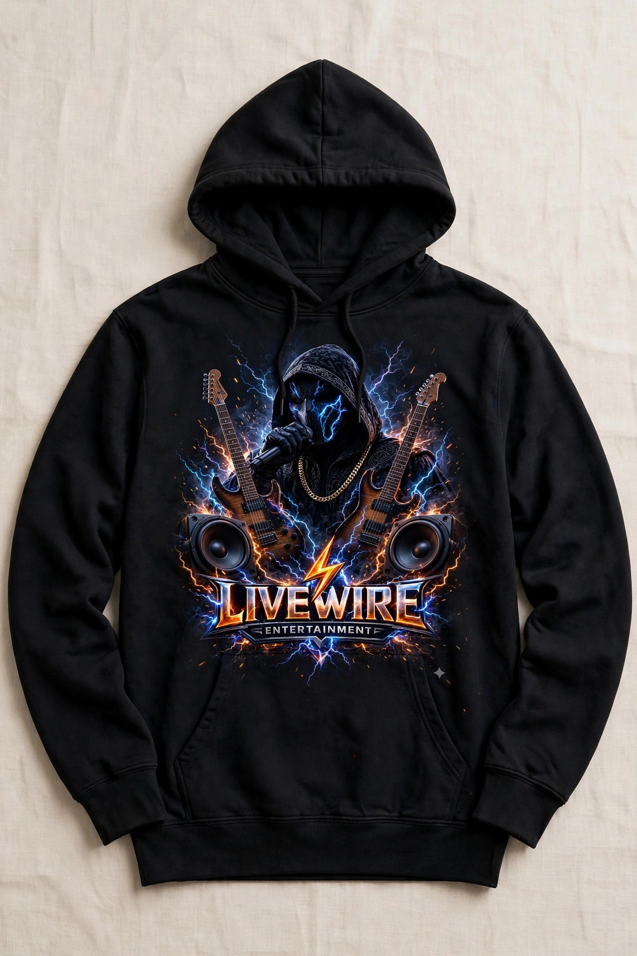 Livewire masked hoodie